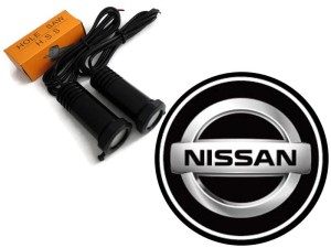 ŚWIATŁA LED POWITALNE LOGO NISSAN 3D TUNING MAXX