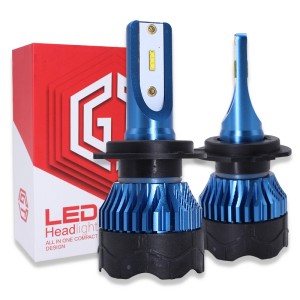 ŻARÓWKI LED H7 GT COB +300% SUPER MOCNA ŻARÓWKA