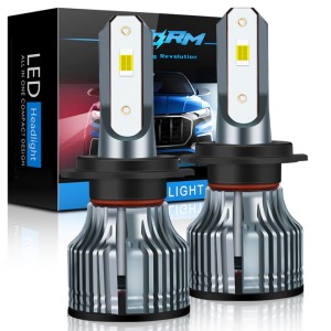 ŻARÓWKI LED H7 XSTORM 20000LM 100W CSP 3000K ŻÓŁTE