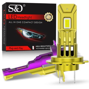 ŻARÓWKI LED H7 S&D MINI SUPER MOCNE 6500K RETRIFY CE EMC CANBUS PLUG&PLAY)