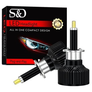 Żarówki LED S&D H1 100W 360° 25000LM Ultra Mocne CAN RETRIFY Automotive