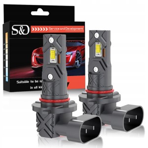 Żarówki LED HB3 9005 S&D Mini Bez Adapterów 8000LM 6500K 1:1 RETRIFY Ciche