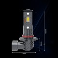 Żarówki LED HB3 9005 S&D Mini Bez Adapterów 8000LM 6500K 1:1 RETRIFY Ciche