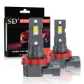 Żarówki LED H11 S&D Mini Bez Adapterów 8000LM 6500K 1:1 RETRIFY Ultra Ciche