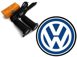 ŚWIATŁA LED POWITALNE LOGO VW SUPER MOCNE 2x7W HIT