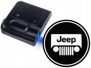 ŚWIATŁA LED POWITALNE LOGO JEEP BEZPRZEWODOWE 3D