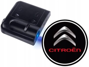 ŚWIATŁA LED POWITALNE LOGO CITROEN BEZPRZEWODOWE