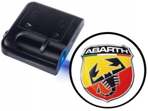 ŚWIATŁA LED POWITALNE LOGO ABARTH BEZPRZEWODOWE 3D