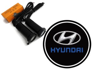ŚWIATŁA LED POWITALNE LOGO HYUNDAI 2x7W SUPER MOC