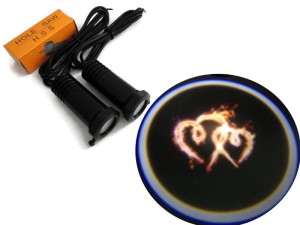 ŚWIATŁA LED POWITALNE LOGO SERCA MAXX MOCNE 2x7W